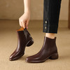 【预售5天】新款鞋靴西部靴小众轻奢头层羊皮短靴&828-1565 商品缩略图0