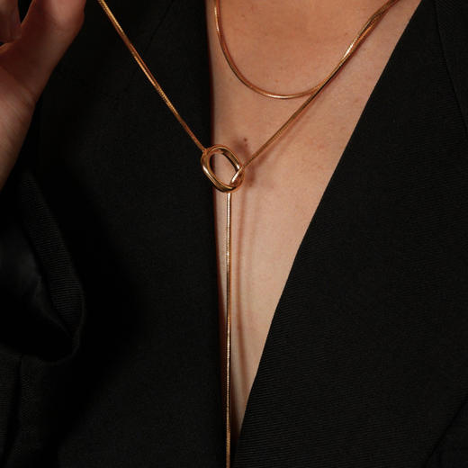 Garden of Eden 伊甸园系列 | 藤蔓圆环蛇骨链 商品图6