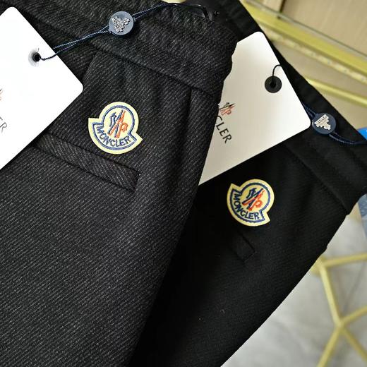 蒙口2025冬季男士高端含羊毛加厚毛呢休闲直筒休闲裤 商品图4