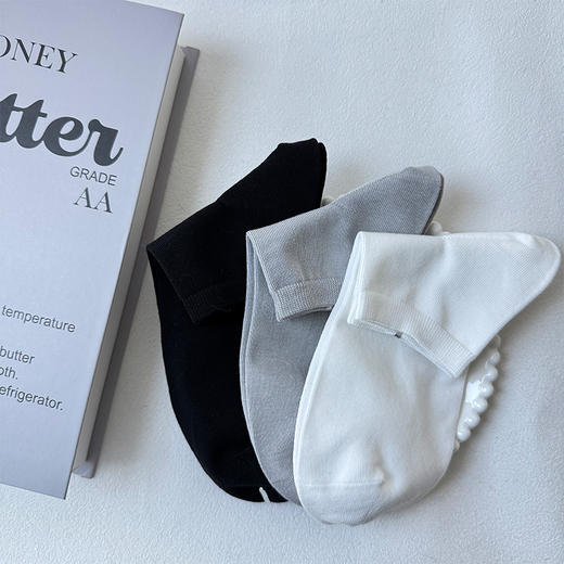 积分兑-百搭基础简约男士短袜-纪念日百货门店同款169493154 商品图3