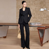 IWY/高端黑色西装套装女气质简约职场穿搭通勤阔腿裤职业装正装CP2736 商品缩略图3