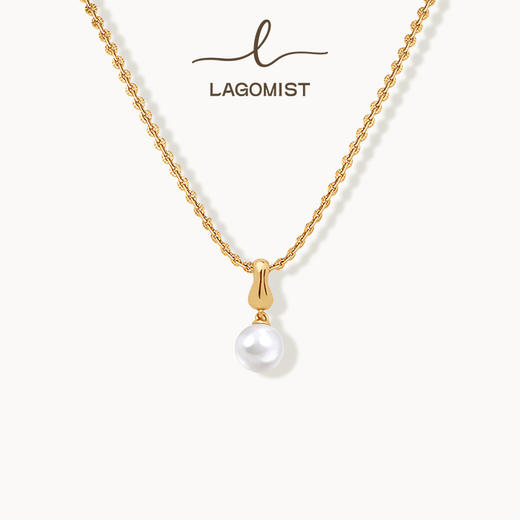 【Lagomist】拿铁系列 | 金/银牛奶吊坠 商品图0