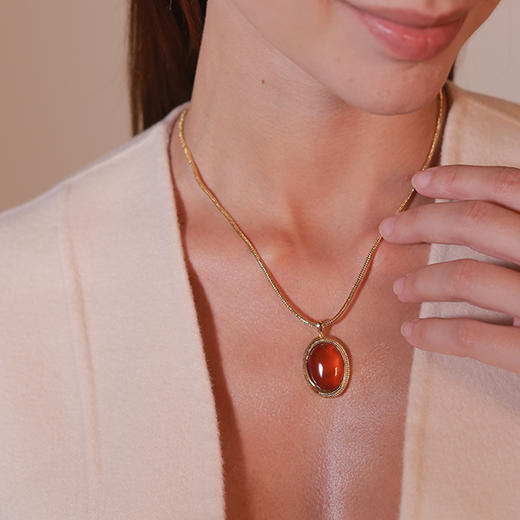 【李斯丹妮同款】Ancient Rome古罗马时期 | 巴比伦红石项链 商品图2