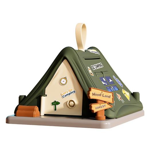 【新款！高颜值ins帐篷商店存钱罐】 儿童压岁钱diy大容量储蓄罐 节日生日礼物 商品图5