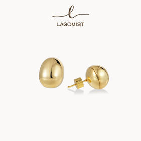 【于文文同款】Lagomist拿铁系列 | 金/银咖啡豆耳钉