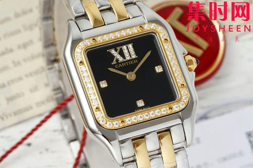 AF卡地亚猎豹系列 PANTHERE猎豹新字面 女士腕表 中号表盘尺寸：27×37mm 商品图1