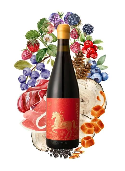 蒲昌北醇干红葡萄酒（马年）Puchang Beichun, Xinjiang, China 商品图0