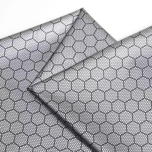 黑金石墨烯蓄热导电自发热里料石墨烯保暖布料羽绒服速热网格 商品图3