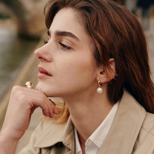 【吴佳怡同款】Lagomist拿铁系列 | 金/银牛奶耳环 商品图4