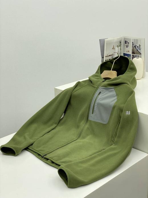 可隆抓绒衣男款户外运动抓绒夹克徒步露营保暖外套上衣 商品图4