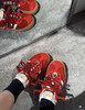 🦋马年开运红鞋🔥 AD新款 GAZELLE 厚底板鞋德训鞋 T头休闲鞋012411 商品缩略图4