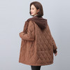 丁摩 中长款加绒棉服女冬季新款宽松加厚保暖棉衣5ZF-6708 商品缩略图2