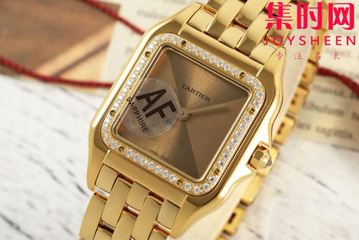 AF卡地亚猎豹系列 PANTHERE猎豹新字面 女士腕表 中号表盘尺寸：27×37mm 商品图1