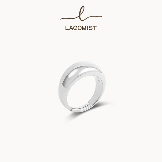 【胡杏儿&王栎鑫同款】Lagomist拿铁系列 | 金/银咖啡杯柄大号戒指 商品图1