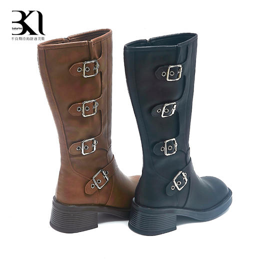 【必入款】BAKERLOO舒适马丁靴长筒女靴 商品图4