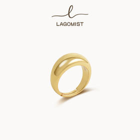 【胡杏儿&王栎鑫同款】Lagomist拿铁系列 | 金/银咖啡杯柄大号戒指