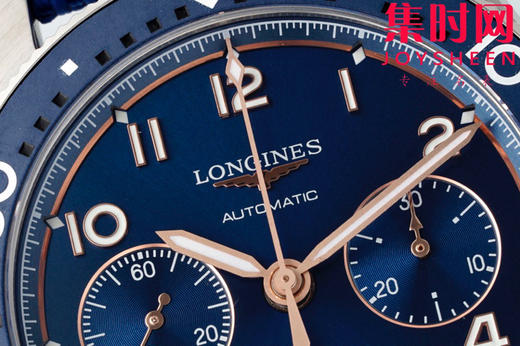 ‌以精工之姿，致敬翱翔之魂——AF浪琴先行者计时系列 7750机 男士腕表 表径42mm 商品图3