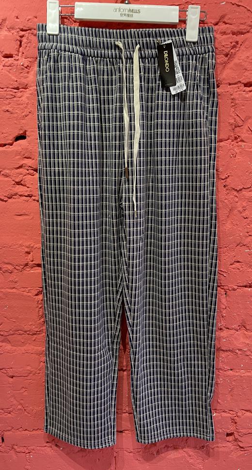 德绒格子长裤舒适透气简约大气12525972 商品图3