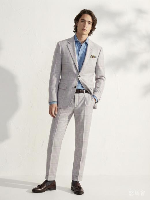 「45款可选」Scabal Londoner 伦敦人 Super 140's 澳洲美丽诺羊毛全麻衬西装套装 商品图1