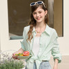 【六好通勤衬衫】三彩2026春季新款职场OL衬衫中长宽松长袖衬衣Z 商品缩略图1
