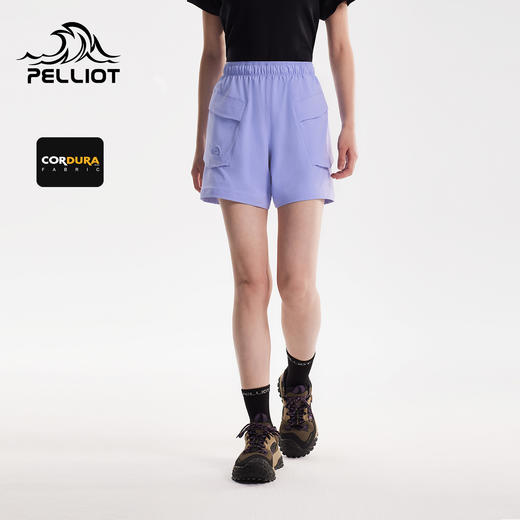 【山系】伯希和户外休闲裤女26新款CORDURA耐磨高弹徒步登山短裤 商品图0