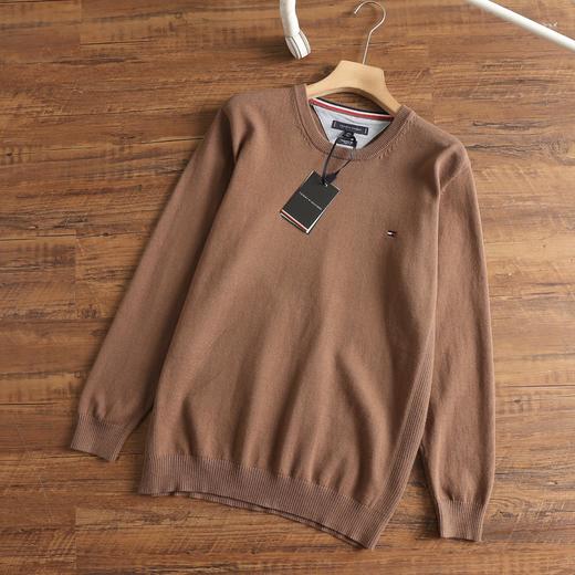 跨年售后 汤米秋冬季男士纯棉圆领打底衫毛衣线衣 tuo 340339 商品图6