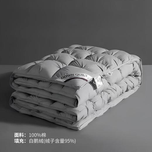 五星级酒店羽绒被95白鹅绒春秋被加厚冬季保暖婚庆被芯 商品图1