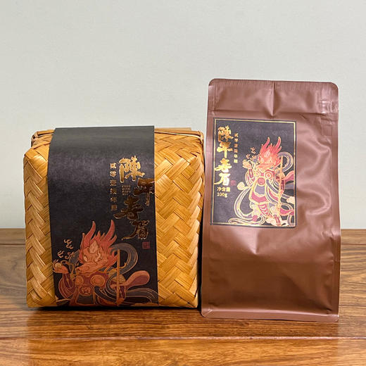 竹小茶丨陈年寿眉 福鼎白茶 2017年原料 一级 100g 竹编篓包装 商品图1