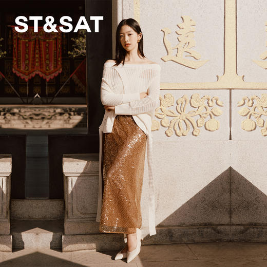 【糯米糍系列】星期六26春新款通勤舒适猫跟单鞋SSE1111048 商品图2