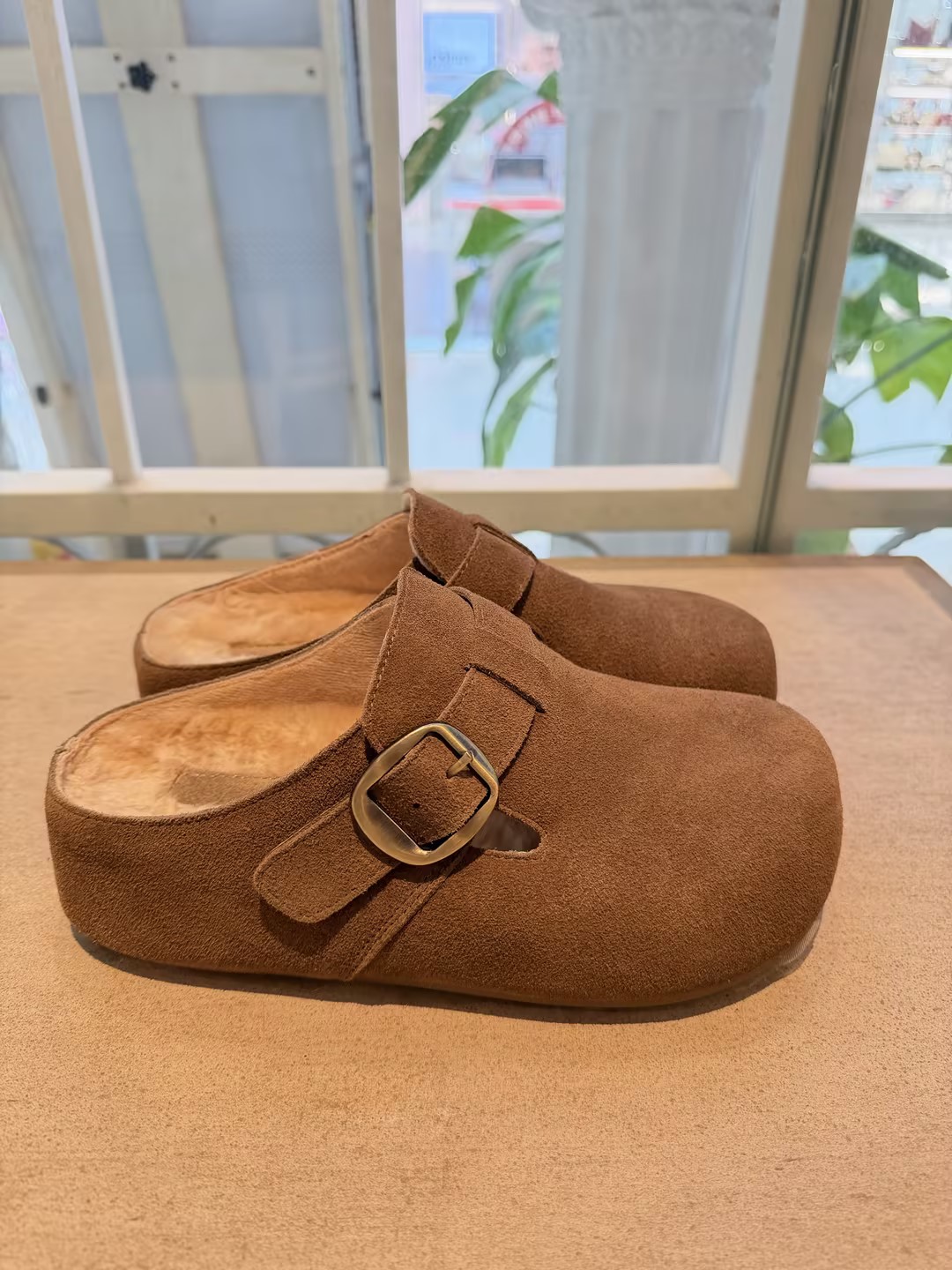 【门店同款】真毛垫博肯拖167947386