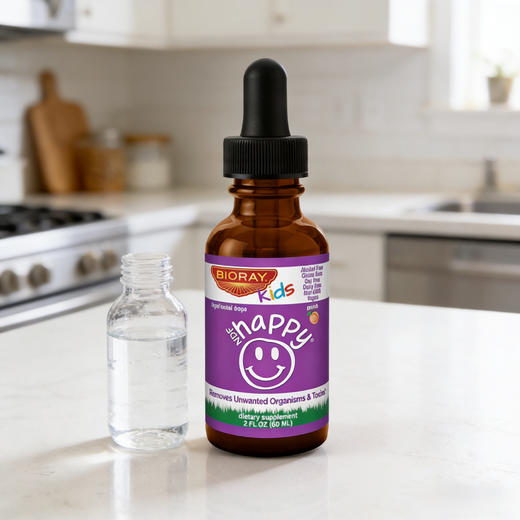 Bioray NDF Happy儿童情绪平衡去除有害微生物和清洁草本滴剂 60ML 商品图1