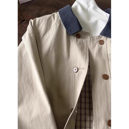 【春季新款风衣外套】巨好看的小个子中长款 正流行爆款韩版薄款  商品图2