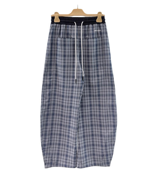 女款腰头抽绳弯刀休闲裤长裤la017 商品图0