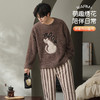 【L-3XL】【猫人】男士冬款半边绒家居服套装 商品缩略图3