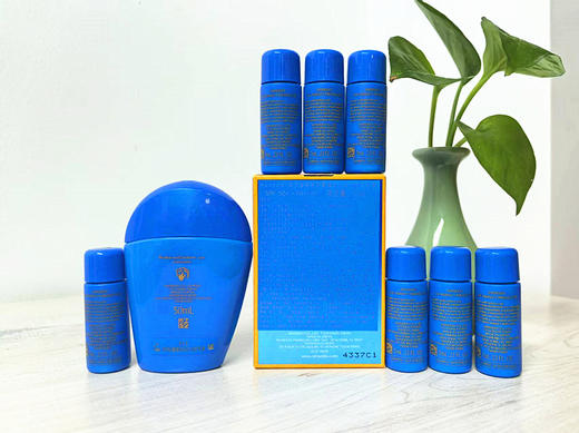 资生堂蓝胖子防晒霜乳液隔离面部高倍防晒乳户外蓝胖子防晒50ml+7*7ml 商品图2