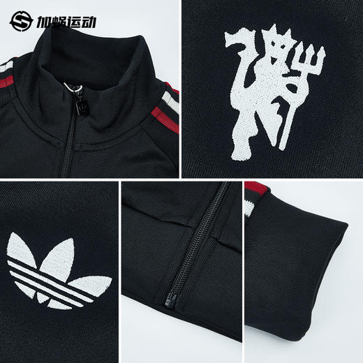 SFS阿迪达斯Adidas正品25/26曼联三叶草球员出场夹克外套JZ2230 商品图2
