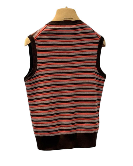 女款V领条纹针织马甲背心ho017 商品图1