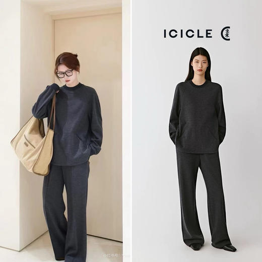 xiao禾 100% 羊毛松弛感套装 西装面料休闲款 商品图1