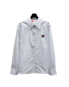 女款logo长袖衬衫ba008