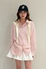LNNNS 甜美减龄条纹披肩休闲衬衫 22224 商品缩略图0
