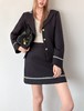 女款披肩领外套半裙套装he010 商品缩略图4