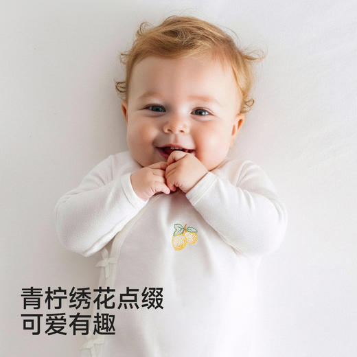 【商场同款】英氏婴儿连体衣宝宝春夏纯棉男女宝宝哈衣居家爬爬服 商品图3