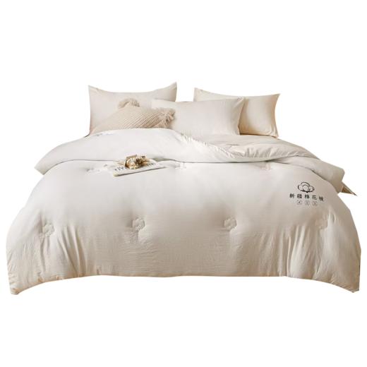 新疆原棉棉花被【悠梦嘉居新疆原棉棉花被原本色，水洗棉面料 棉花填充秋冬双人被3000克200*230，原本色】 商品图6