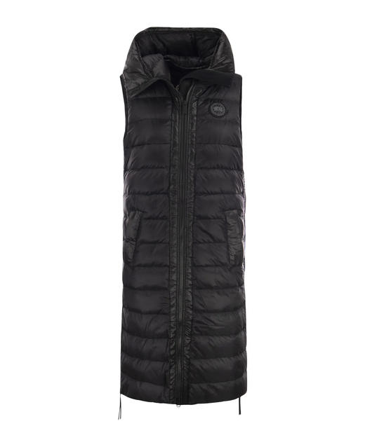 【超惠秒】Canada Goose 加拿大鹅 Roxboro 女士黑标 防风防水防撕裂 90%白鸭绒长款无袖羽绒马甲 2255WB-61 商品图2