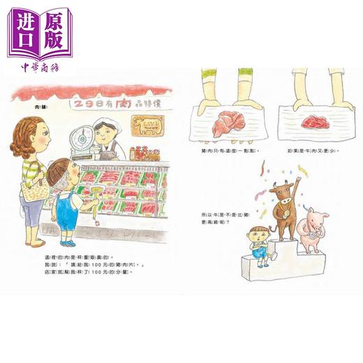 【中商原版】中川宏贵 妈妈 100元可以买什么 《妈妈 为什么要快一点》作者新作 金钱价值观＋亲子关系＋共读绘本 港台原版 商品图4
