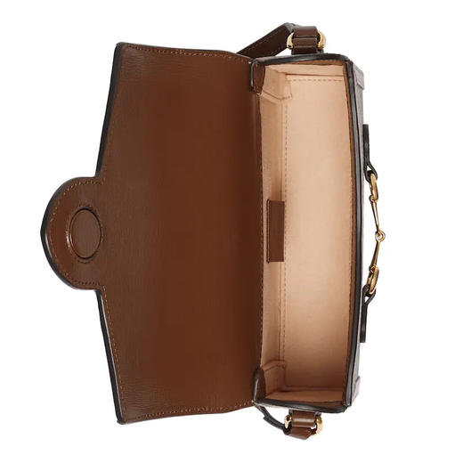 【二】GUCCI 古驰 中性 Horsebit 1955系列 GG Supreme帆布 迷你单肩包 混色 699296 92TCG 8563 商品图5