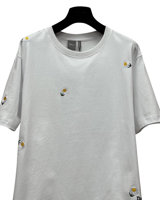 中性款刺绣雏菊短袖T恤ba010 商品图2