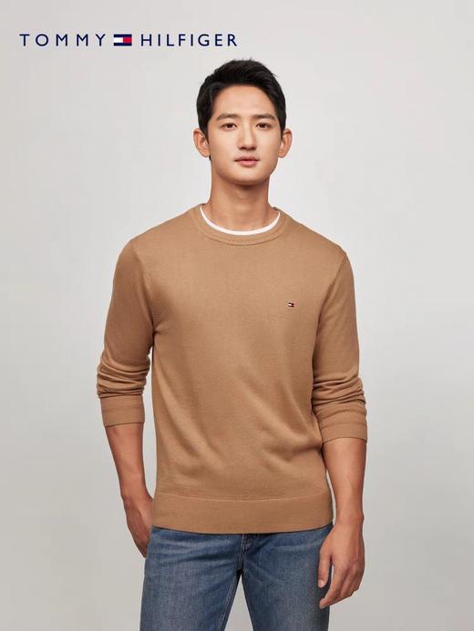 跨年售后 汤米秋冬季男士纯棉圆领打底衫毛衣线衣 tuo 340339 商品图9