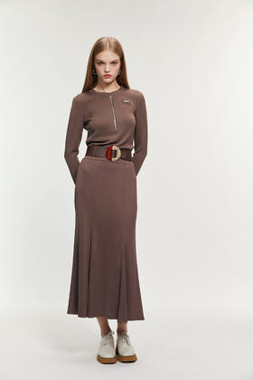 SAFICOO 时尚休闲 藏肉显瘦 松身款打底衫