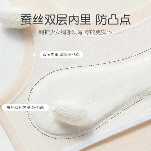春节不打烊【U型领口轻薄无痕❗️透气性强不闷肌肤】7-12岁发育期小背心女童小学生夏季透气吊带少女内穿防凸点。jc 商品图2